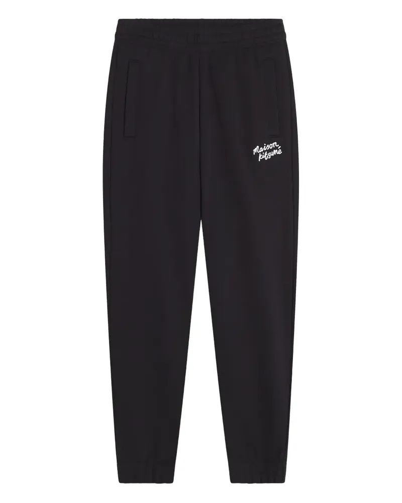 Kitsuné Jogginghose mit elastischem Bund - Schwarz Schwarz
