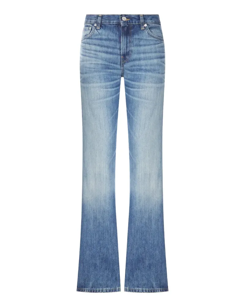 Haikure faded-effect flared jeans - Blau Blau
