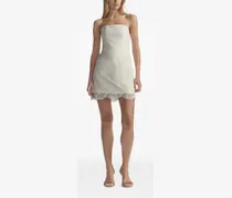 Schulterfreies Eliana Spitzenkleid - Weiß