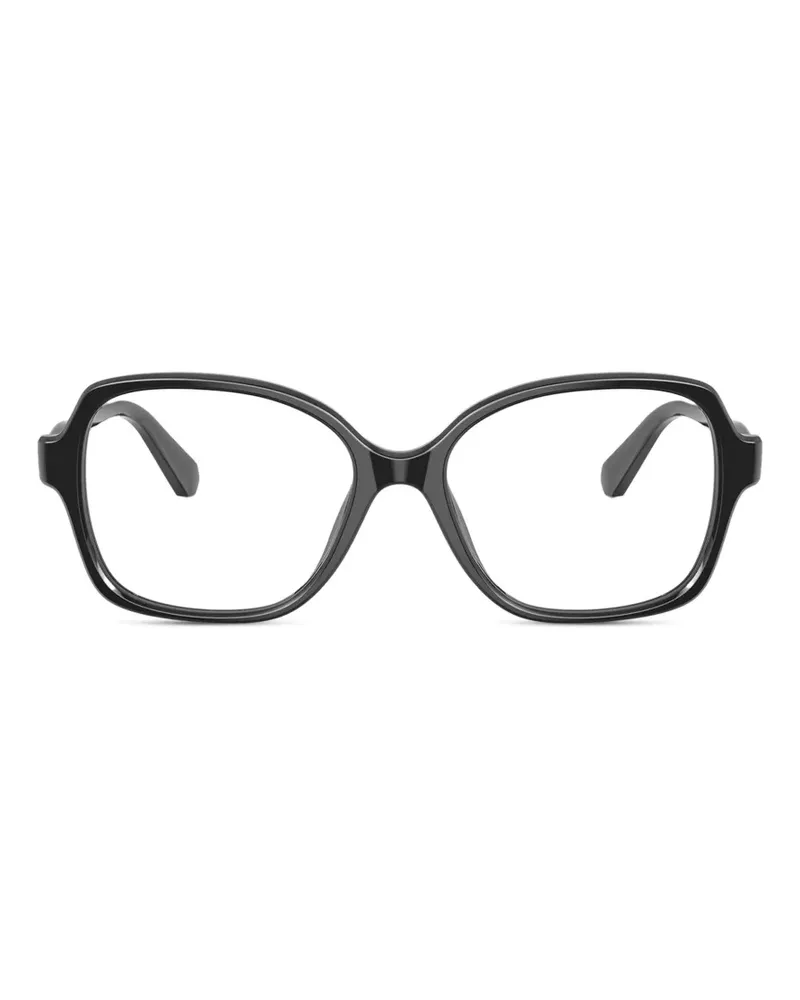 Swarovski Brille mit Kristallen - Schwarz Schwarz