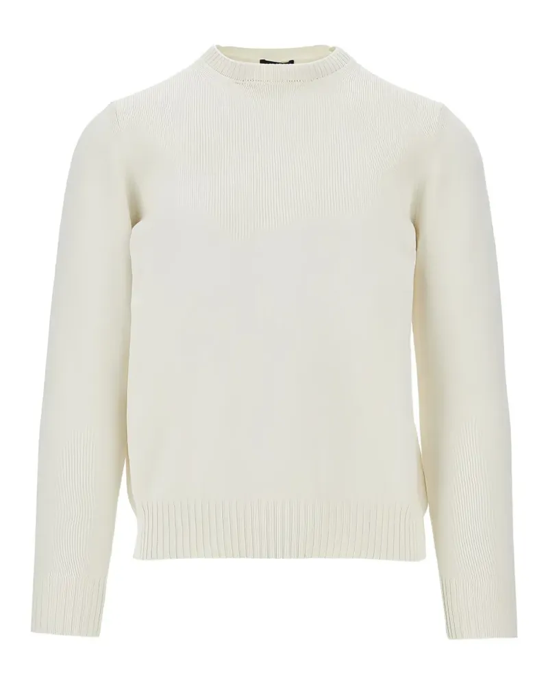 Drumohr  Pullover mit rundem Ausschnitt - Weiß Weiß