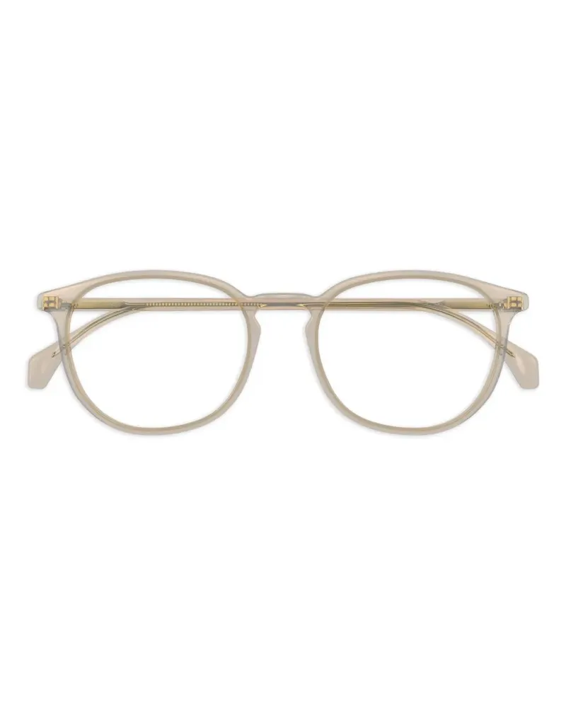 Gucci Brille mit rundem Gestell - Nude Nude