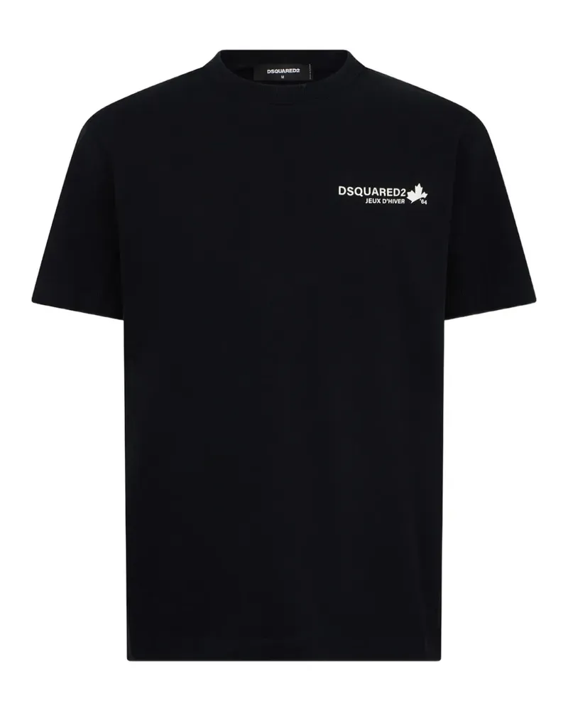 Dsquared2 T-Shirt mit Logo-Print - Schwarz Schwarz