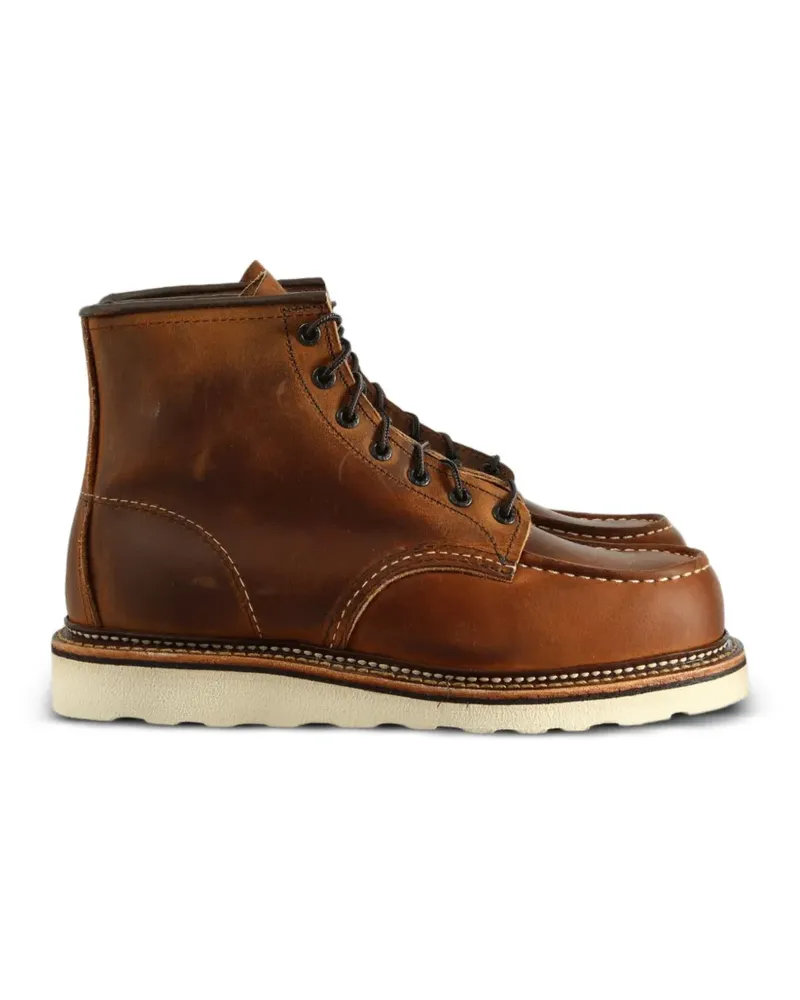 Red Wing Shoes 1907 Classic Moc Schnürstiefel - Braun Braun