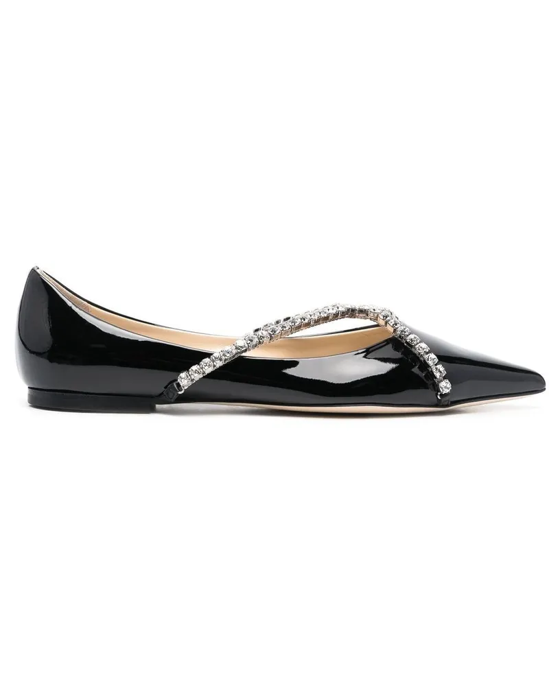 Jimmy Choo Genevi Pumps mit Kristallen - Schwarz Schwarz