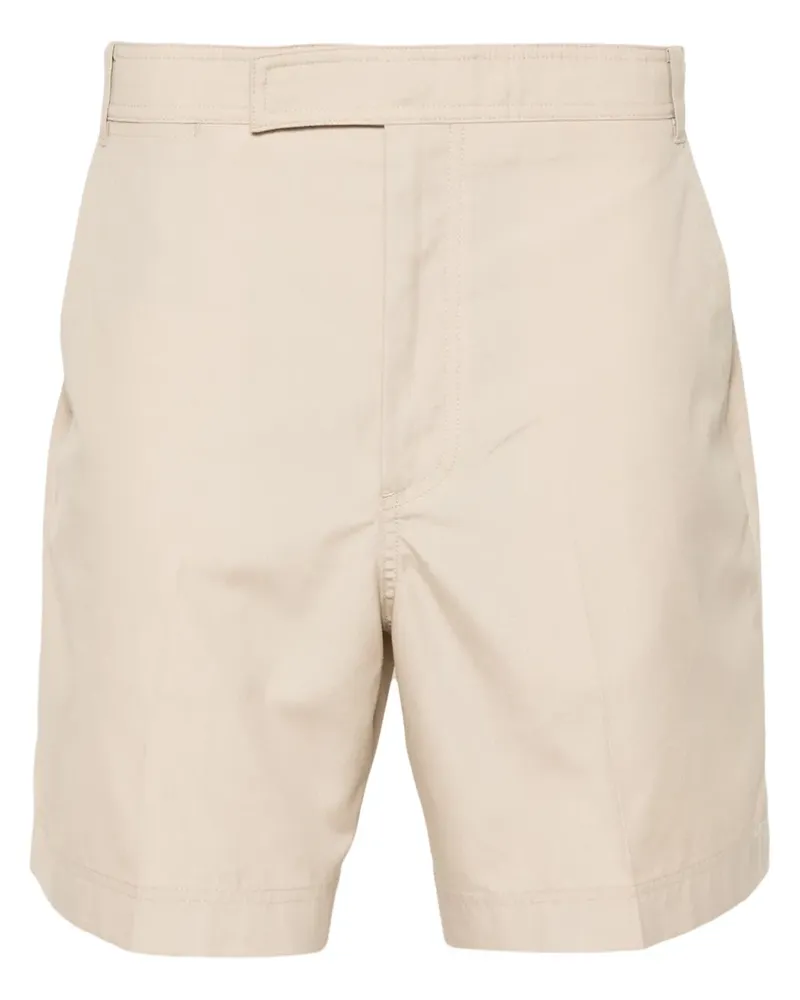 Thom Browne Gerade Shorts mit Bügelfalten - Braun Braun