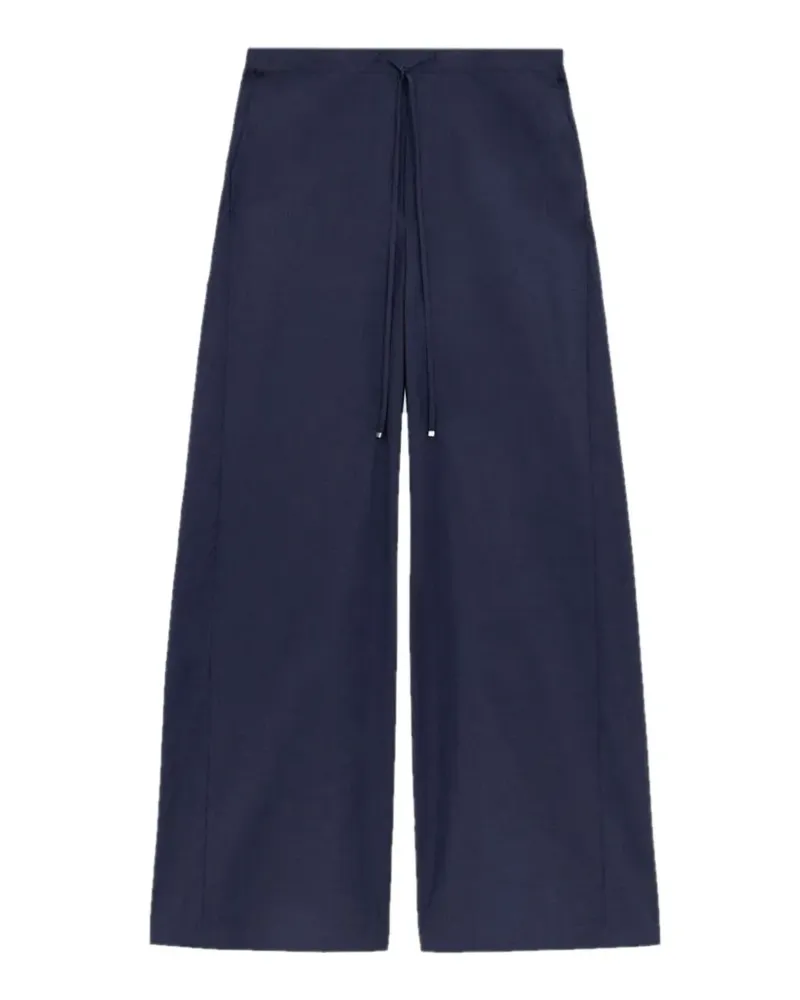 Loewe drawstring wide-leg trousers - Blau Blau