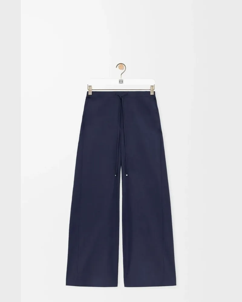 Loewe drawstring wide-leg trousers - Blau Blau