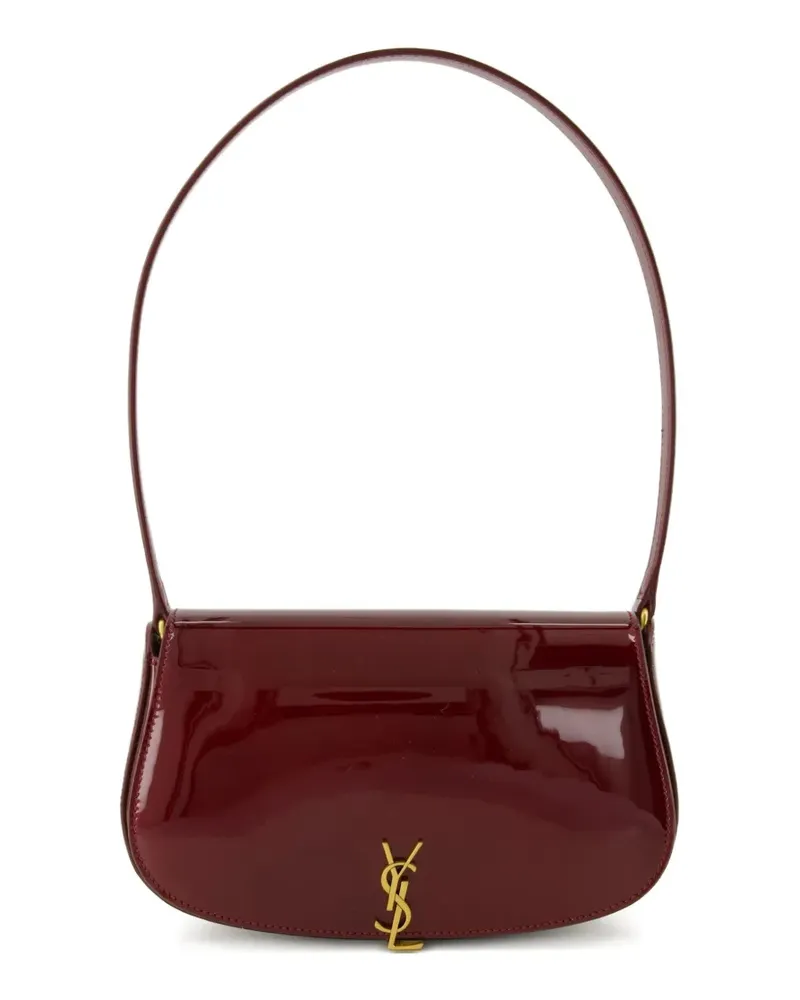 Saint Laurent Voltaire Schultertasche mit Logo-Schild - Rot Rot