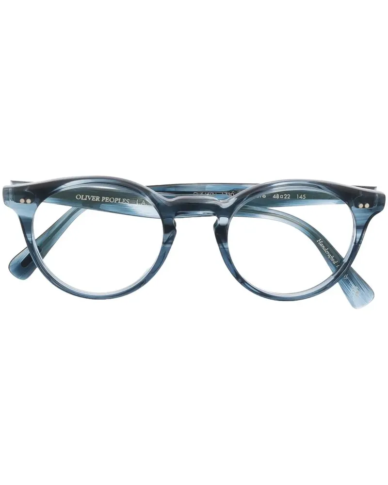 Oliver Peoples Ovale Romare Brille - Blau Blau