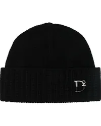 Dsquared2 Gestrickte Beanie Schwarz