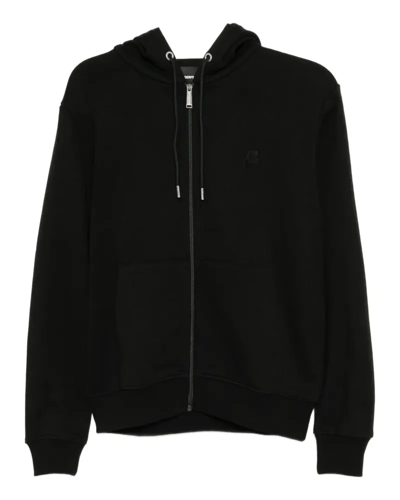 Karl Lagerfeld Kameo zip up hoodie - Schwarz Schwarz