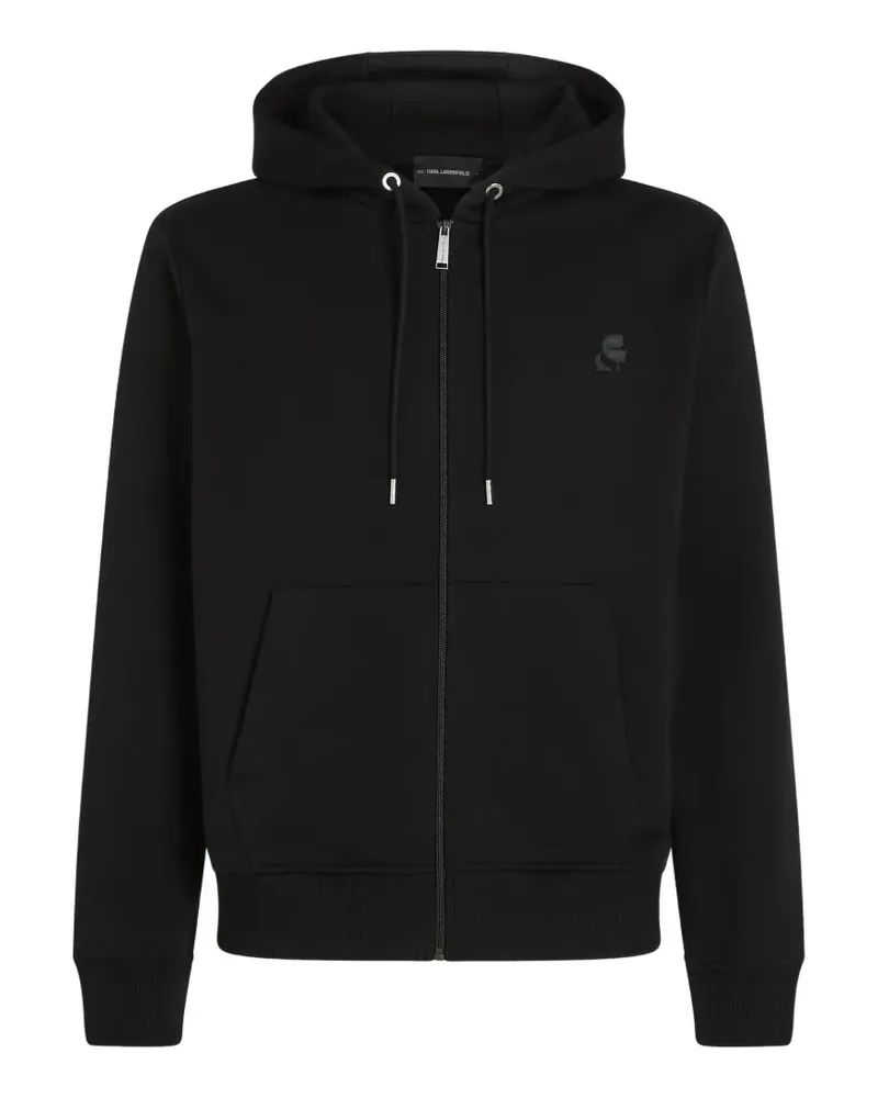 Karl Lagerfeld Kameo Kapuzenjacke - Schwarz Schwarz