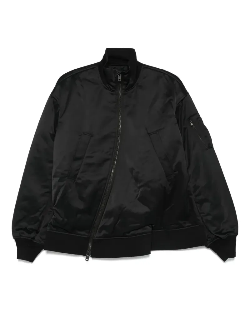 Y-3 Langärmlige Bomberjacke - Schwarz Schwarz