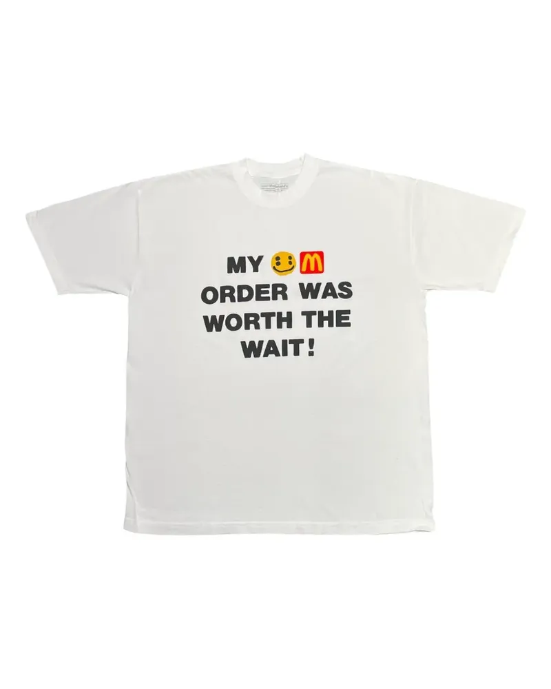Travis Scott x McDonald's T-Shirt mit grafischem Print - Weiß Weiß