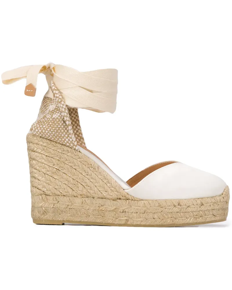 Castañer Wedge-Espadrilles - Weiß Weiß