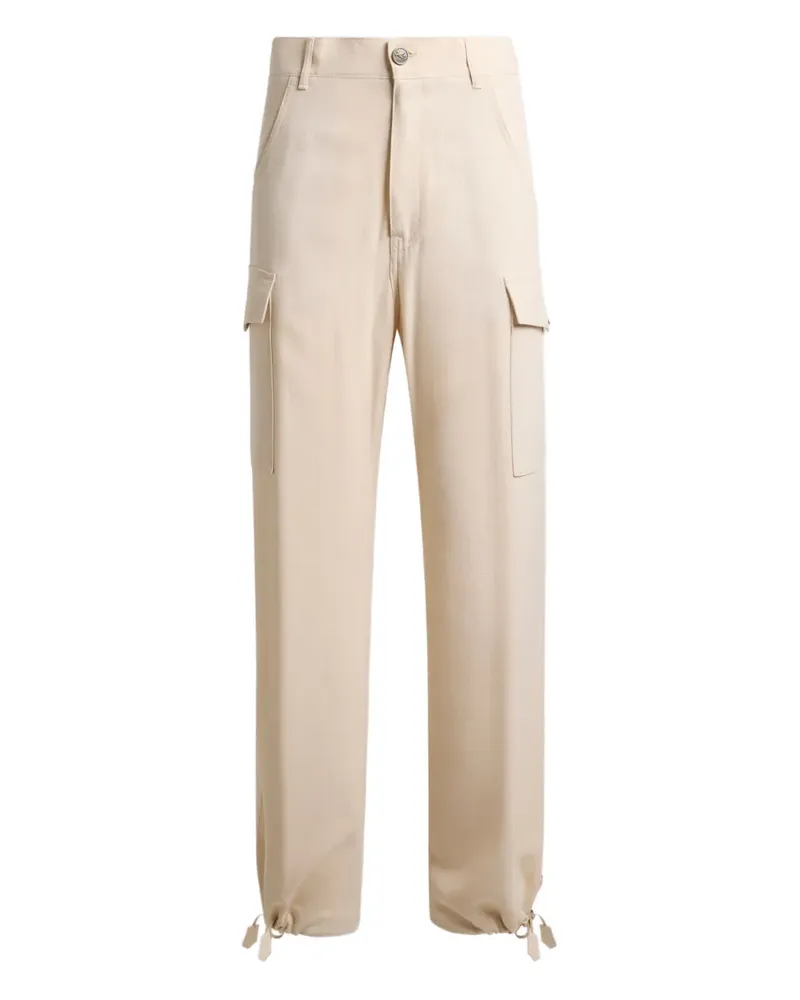 Etro drawstring cargo trousers - Nude Nude