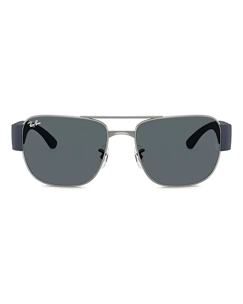 Ray Ban Sonnenbrille mit eckigem Gestell - Grau Grau