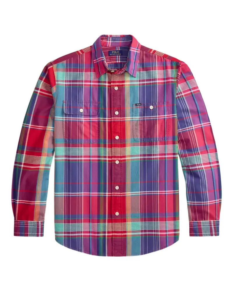 Ralph Lauren Kariertes Button-down-Hemd - Rot Rot