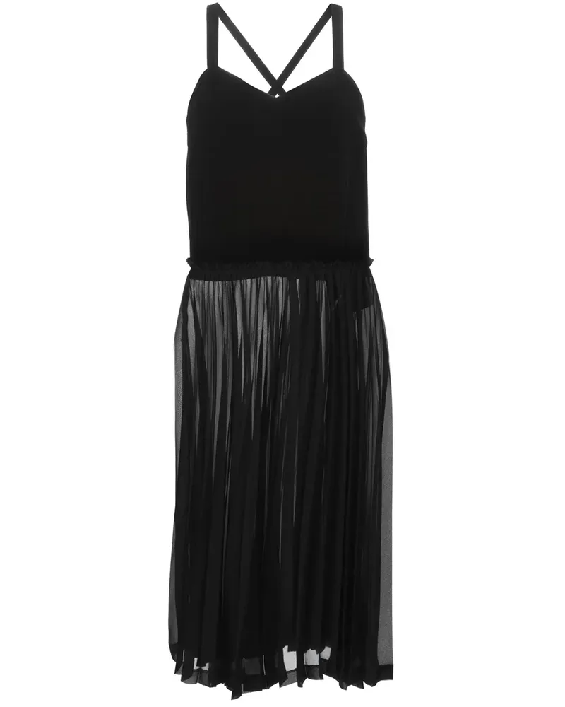 Comme des Garçons Plissiertes Kleid - Schwarz Schwarz