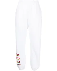 Dsquared2 Jogginghose mit Logo-Print Weiß