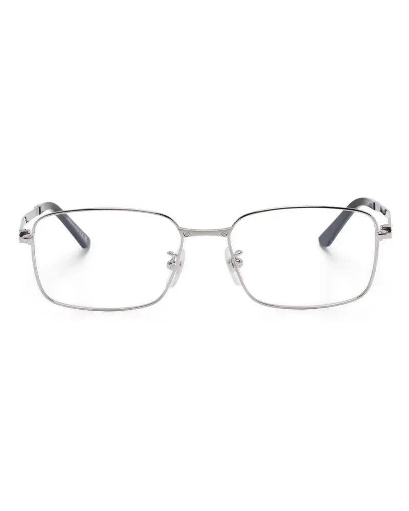 Cartier Brille mit eckigem Gestell - Silber Silber