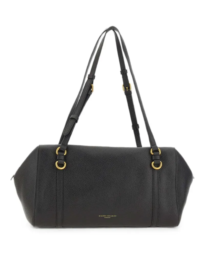 Gianni Chiarini Terry leather shoulder bag - Schwarz Schwarz