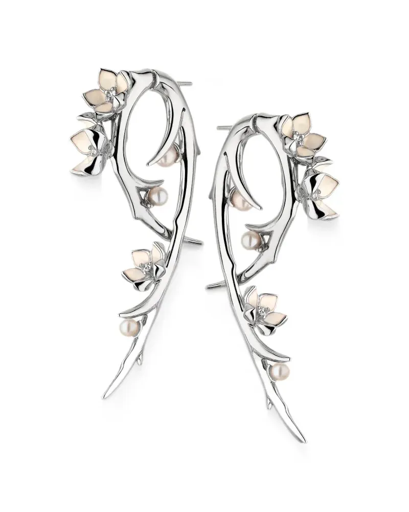 Shaun Leane Cherry Blossom' Ohrringe - Silber Silber