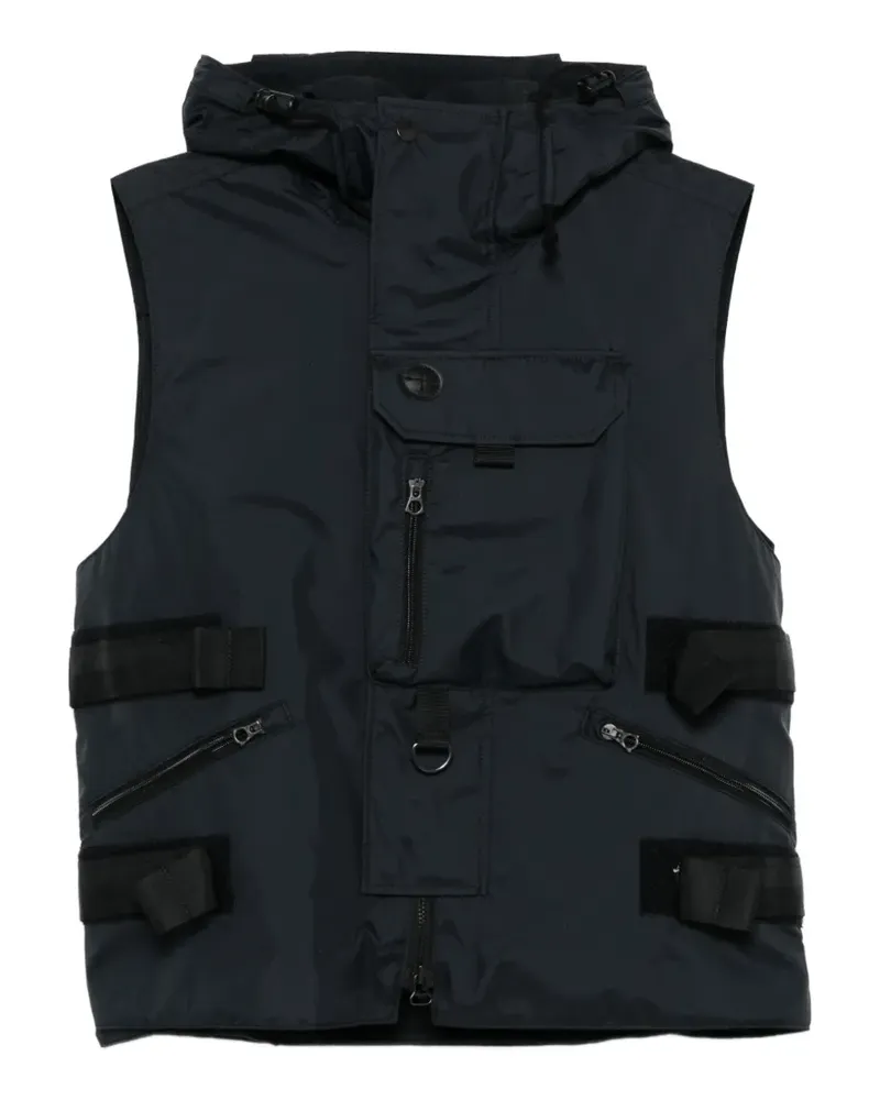 Junya Watanabe zip-fastening gilet - Blau Blau