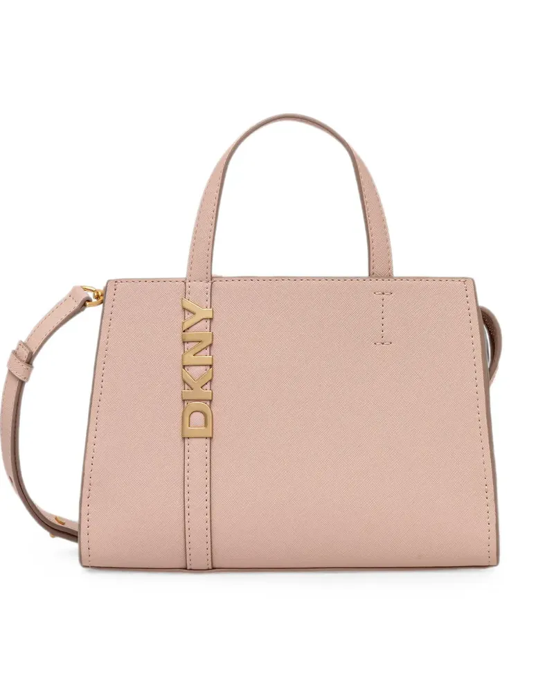 DKNY Avril logo-plaque leather tote bag - Rosa Rosa