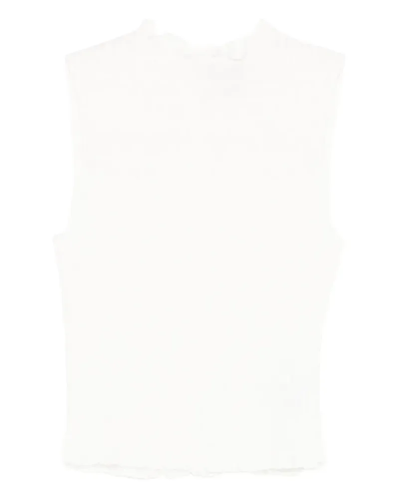 Reformation Adri Top - Weiß Weiß