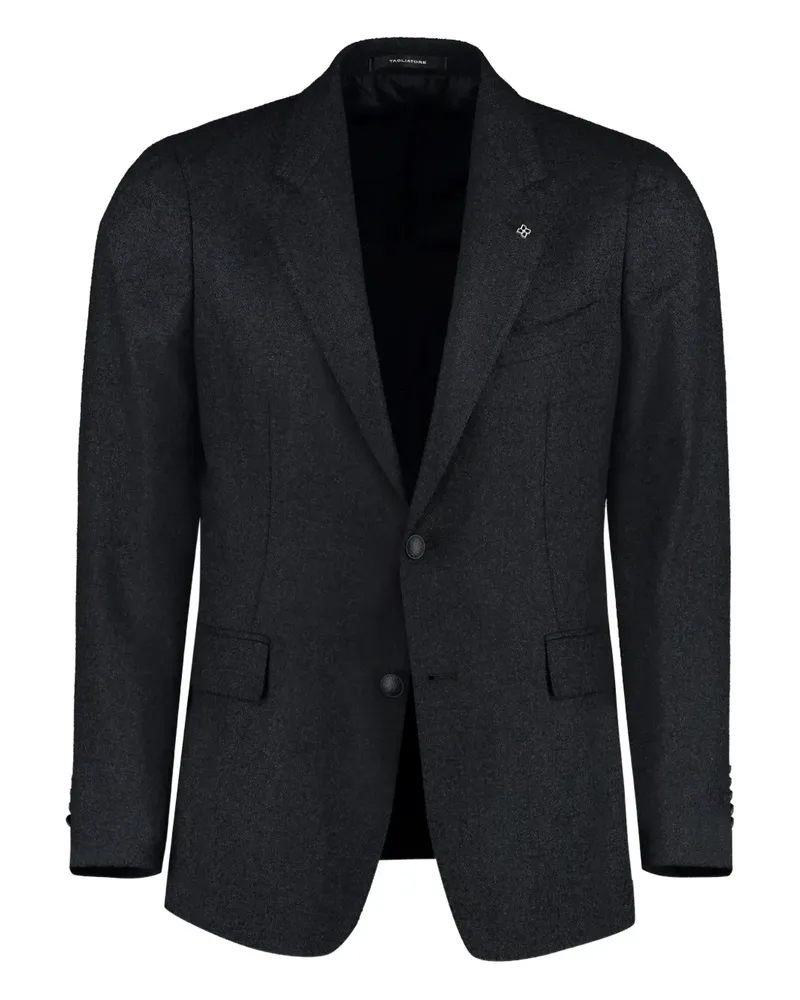 Tagliatore wool-blend blazer - Schwarz Schwarz