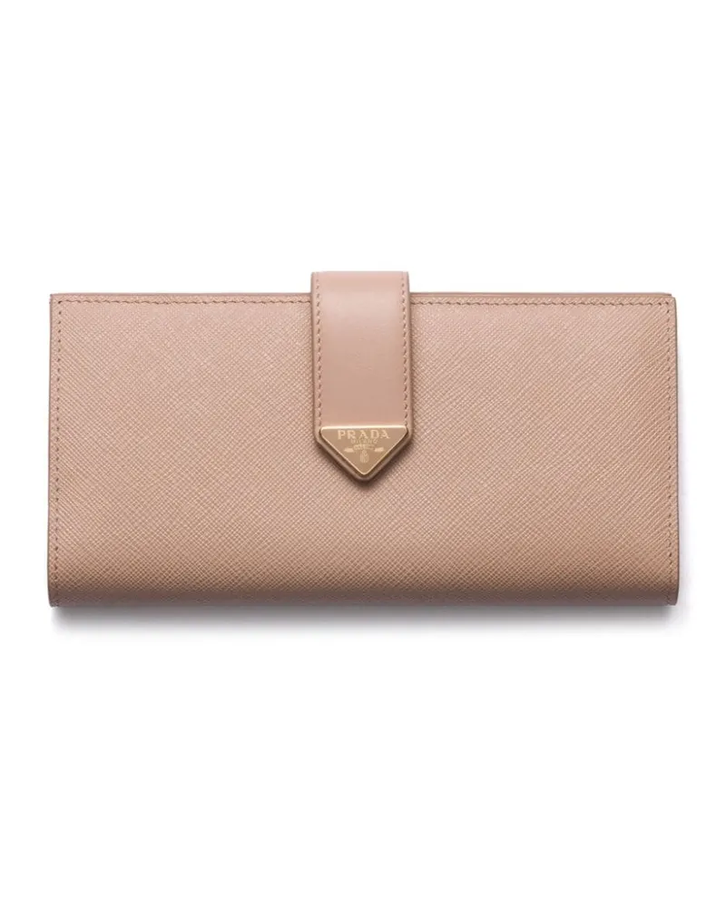 Prada Großes Portemonnaie - Rosa Rosa