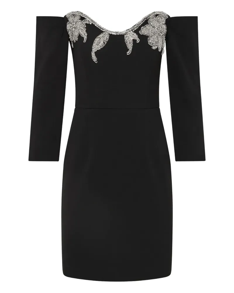 Rebecca Vallance Verziertes Ellerie Minikleid - Schwarz Schwarz