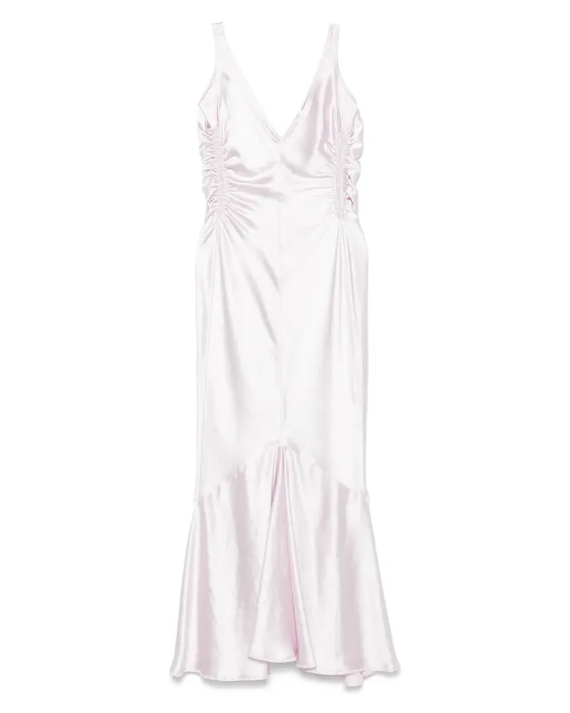 SPORTMAX Katia Maxikleid - Rosa Rosa