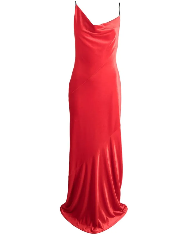 Philosophy Di Lorenzo Serafini Kleid mit Schalkragen - Rot Rot