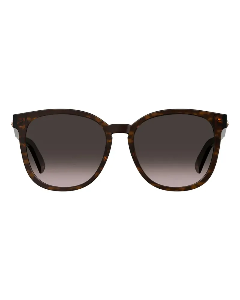 Moschino square-frame sunglasses - Braun Braun