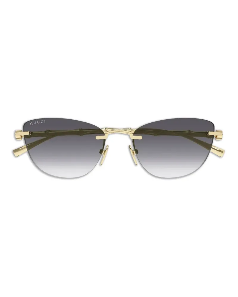 Gucci cat-eye sunglasses - Gold Gold