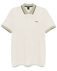 HUGO BOSS Strukturiertes Poloshirt Nude