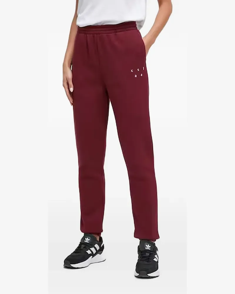Casall logo-print track pants - Rot Rot