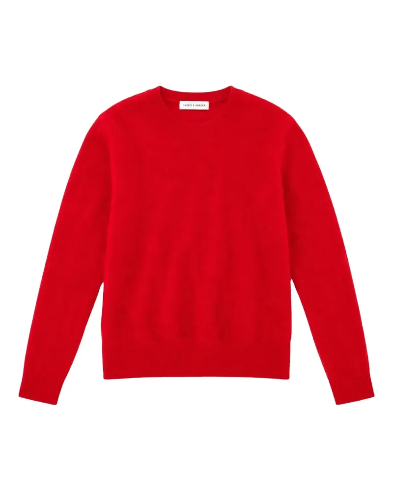 Chinti & Parker Pullover mit gebürstetem Effekt - Rot Rot