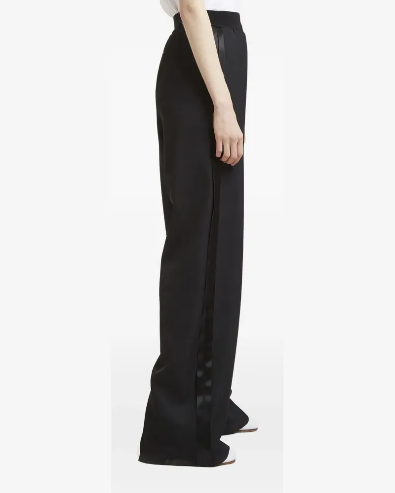 Maison Margiela Hose mit weitem Bein - Schwarz Schwarz