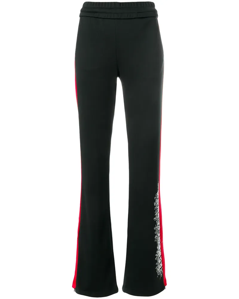 OFF-WHITE Hose mit Stickerei - Schwarz Schwarz