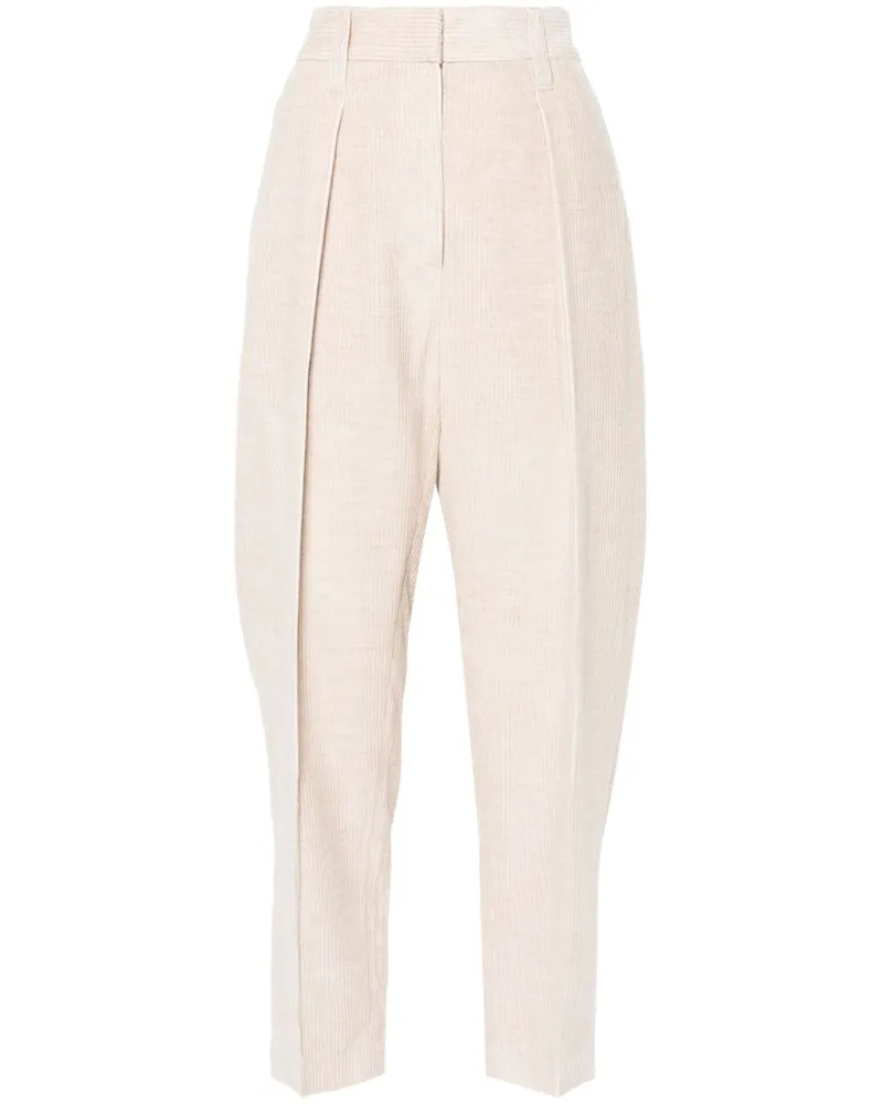 Brunello Cucinelli Klassische Cordhose - Nude Nude