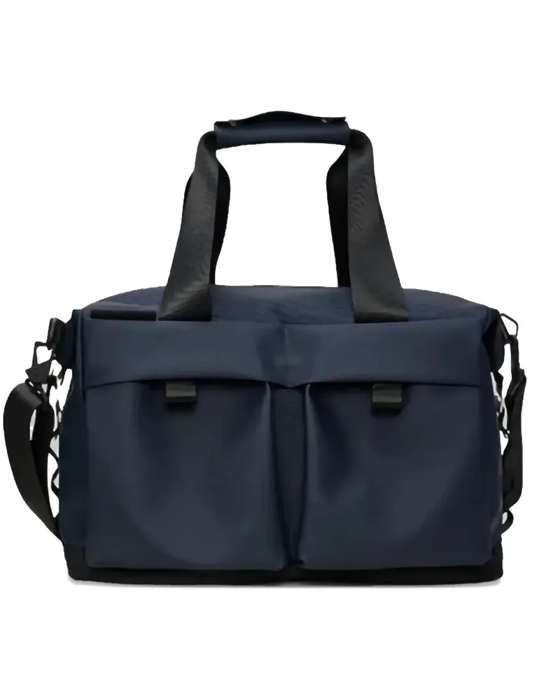 RAINS small Otaru flap-pocket tote bag - Blau Blau