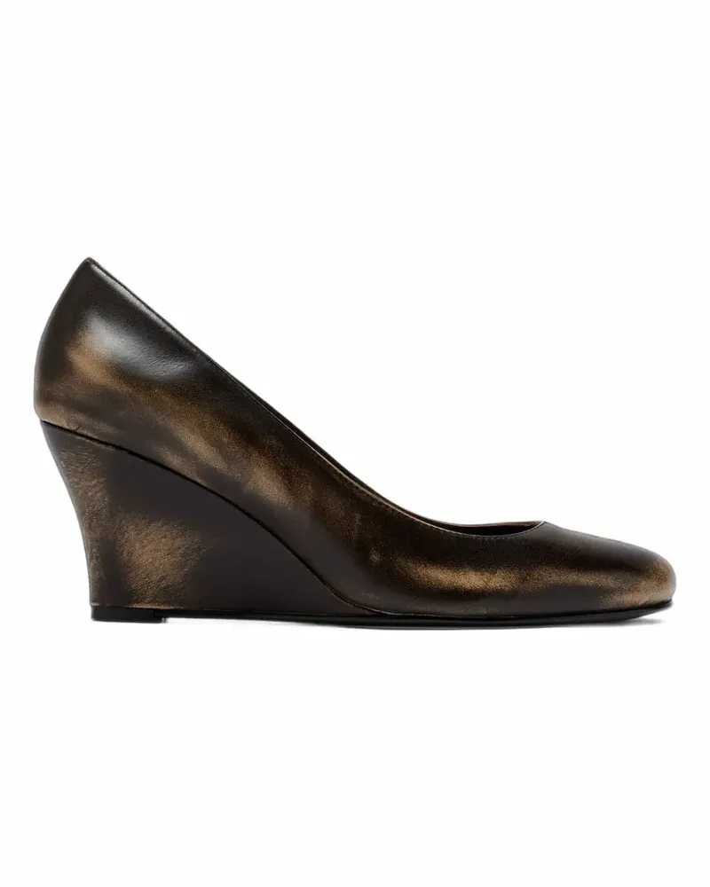 GIMAGUAS faded-effect wedge ballet flats - Braun Braun
