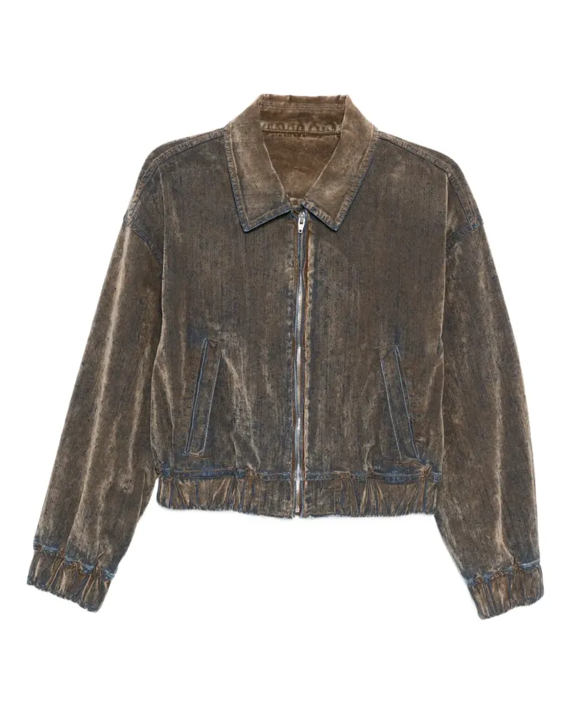 JUUN.J Gefärbte Jacke mit Reißverschluss - Braun Braun