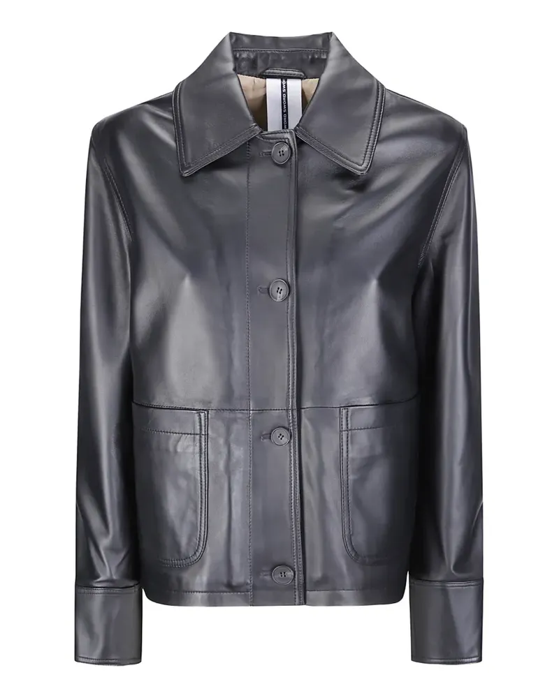s.w.o.r.d 6.6.44 leather jacket - Schwarz Schwarz