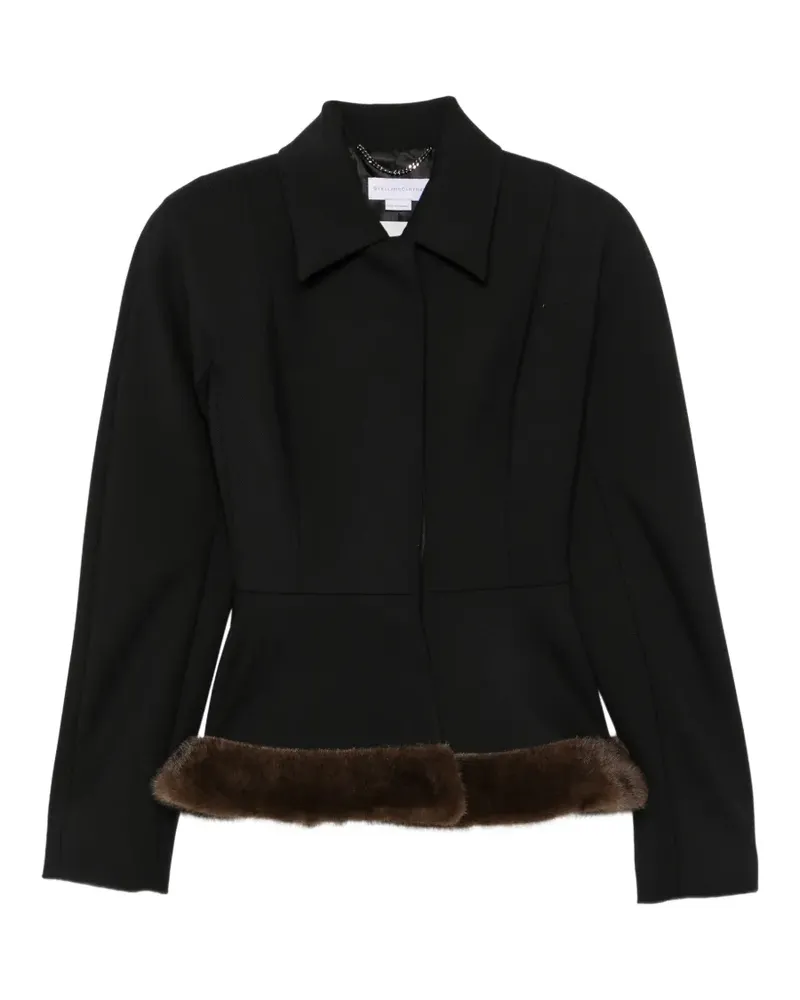 Stella McCartney belted jacket - Schwarz Schwarz