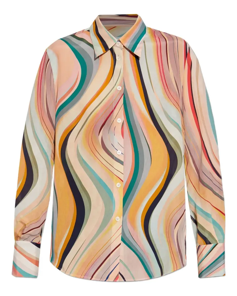 Paul Smith Hemd mit Wirbelmuster - Rosa Rosa